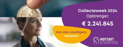 Recordopbrengst collecte 2024 voor Hersenstichting!