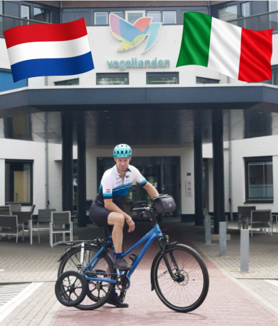 Ben fietst van Zwolle naar Rome. Help jij mee?