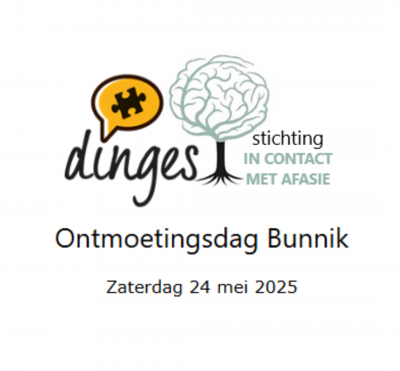 Kom naar de Ontmoetingsdag ‘Samen leven met afasie!’ op 24 mei 2025 in Bunnik