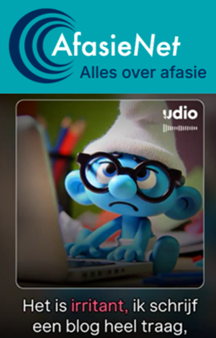 Blog van Mathijs! Over irritaties & afasie en de heerlijke meezinger ‘de Moppersmurf blues’