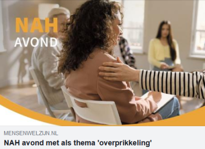 NAH thema-avond over ‘Overprikkeling’ op 20 september 2024 in Voorst