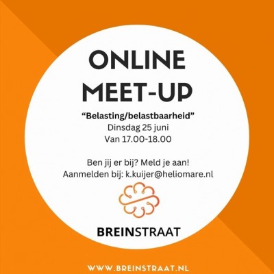 Breinstraat: online meet-up voor jongeren over ‘belasting en belastbaarheid’ op 25 juni 2024