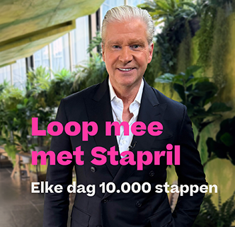 Dries Roelvink daagt je uit: Doe mee aan Stapril! Voor een wereld zonder parkinson	