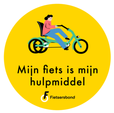 Fietsersbond en ‘Iedereen Mobiel’ lanceren stickeractie