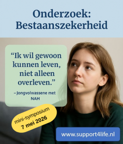 Mini-symposium ‘Bestaanszekerheid jongvolwassenen met NAH’ op 7 mei 2026 in Tilburg