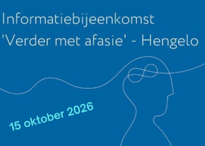 Informatiebijeenkomst ‘Verder met afasie’ in Hengelo op 15 oktober 2026